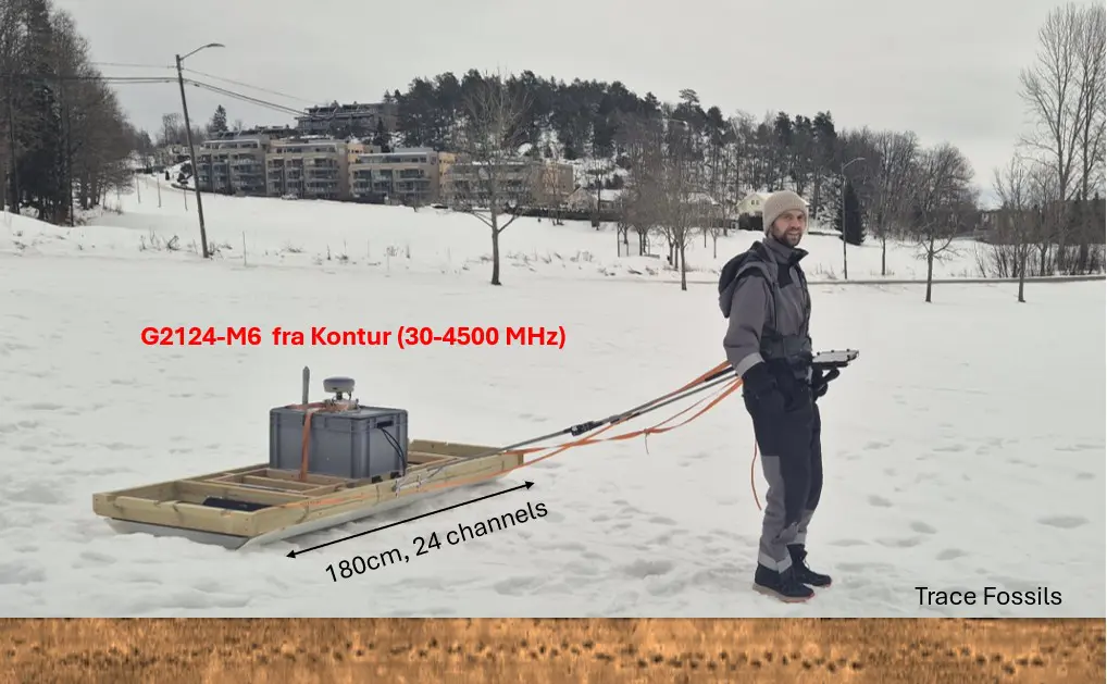 3D Georadar på snø